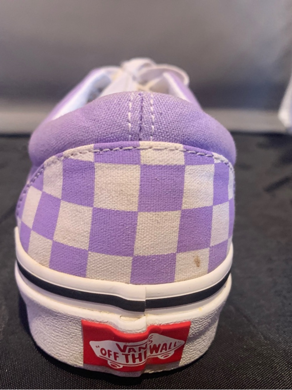 Vans Unisex Checkerboard ‘Violet Tulip’ Authentic Canvas Sneakers - Picture 5 of 14